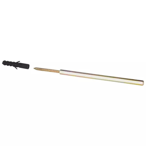 Ebco Wall Shelf Rod – Zinc Plated Yellow