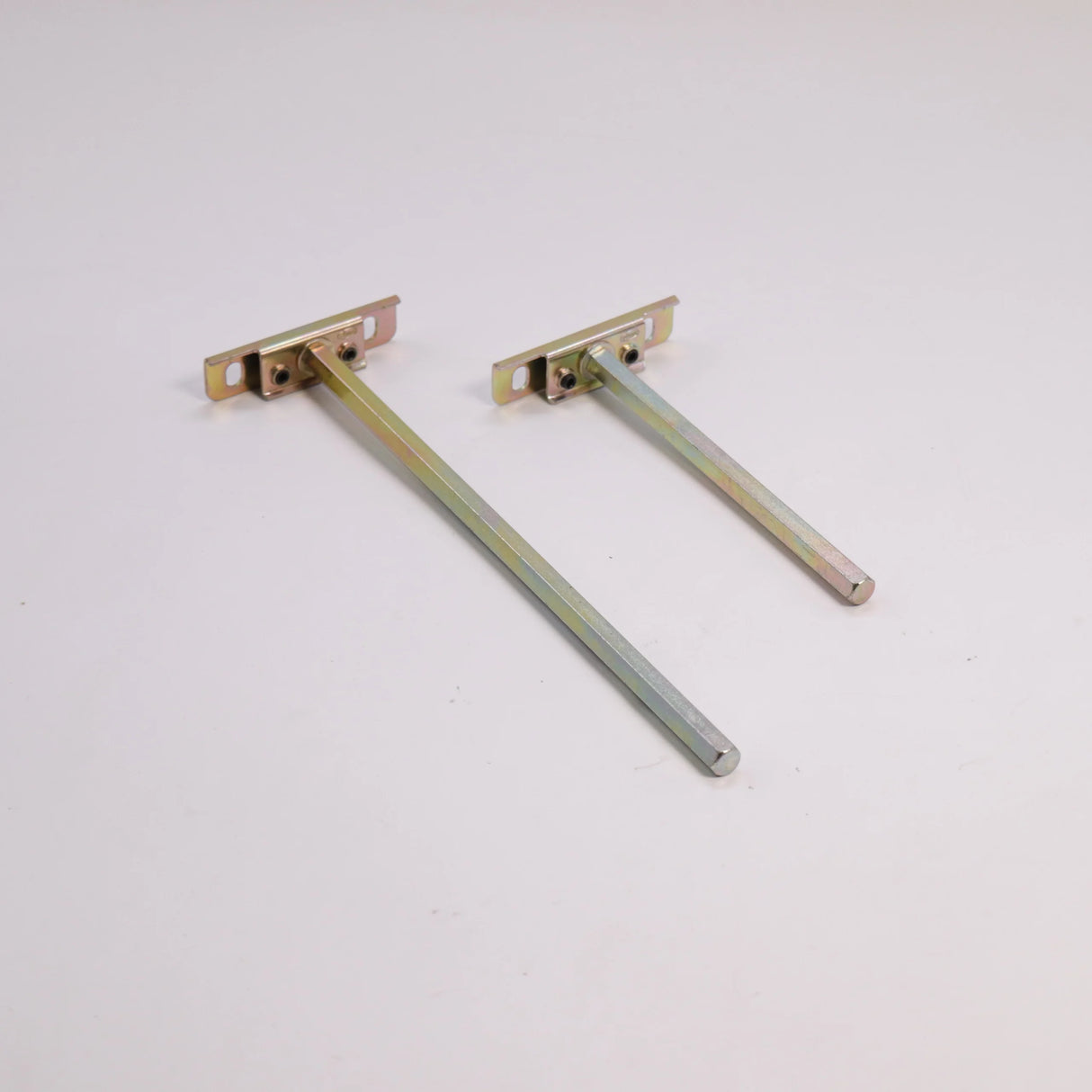 Ebco Wall Shelf Rod Adjustable – Zinc Plated Yellow