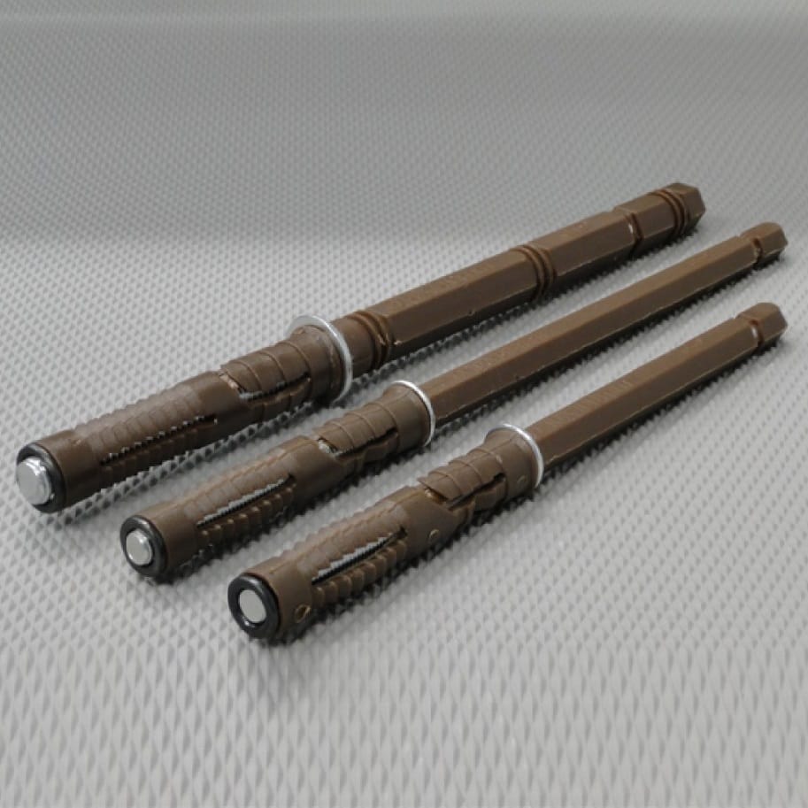 Ebco Wall Shelf Rod HD - Brown