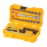 Dewalt 50 Pcs 1/4 Inch Sq. Drive 6 Pt Nano Socket Set