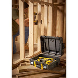 Stanley 17 Inch FatMax Pro-Stack Shallow Box With Large Handle & Organizer (30 Kg Load Capacity)