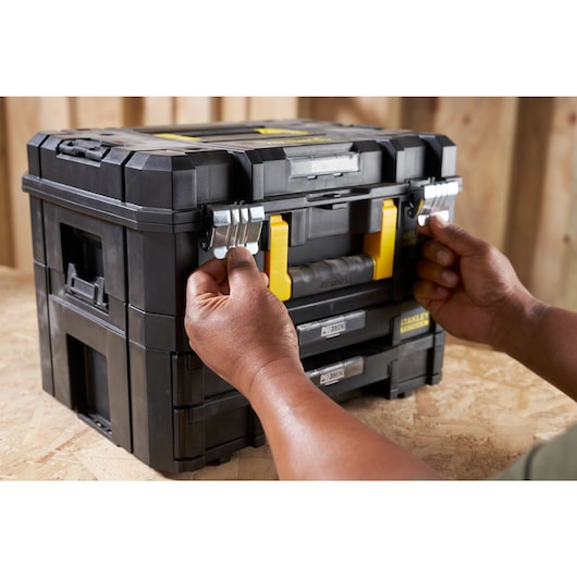 Stanley 17 Inch FatMax Pro-Stack Combo Toolbox With 30 Kg Load Capacity