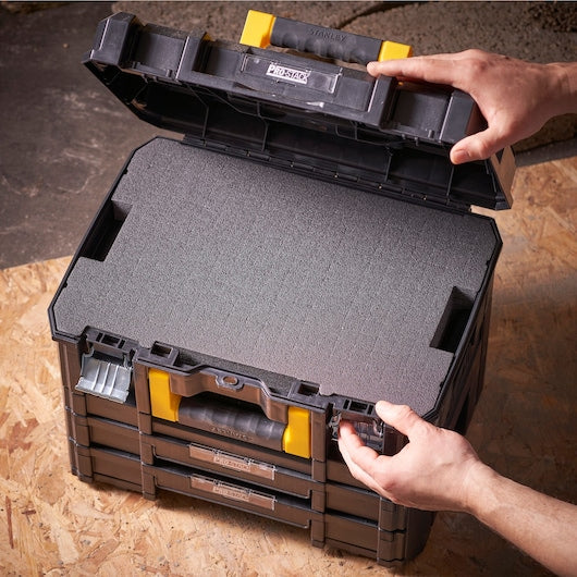 Stanley 17 Inch FatMax Foam Insert For Pro-Stack & Tstak Tool Boxes (Individually Adjustable)