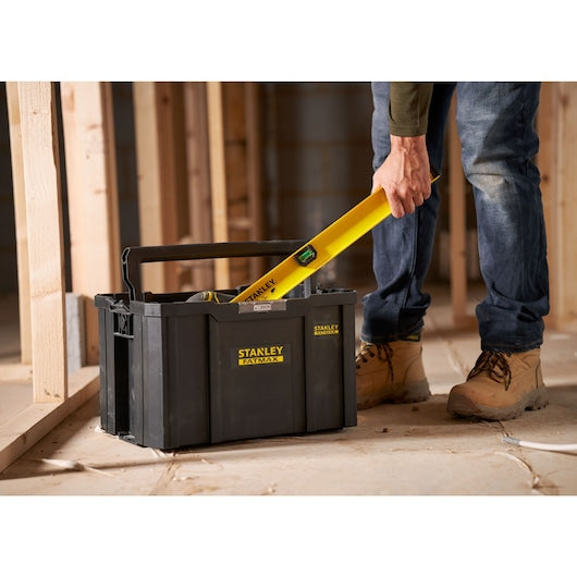 Stanley 17 Inch FatMax Pro-Stack Hard / Open Tote With 20 Kg Load Capacity