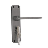 BM10 175mm Door Handle Set 1CK - Black Nickel (5636)