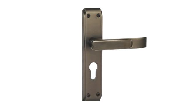 Godrej Gloria 200mm Door Handle Set 2C Black Nickel