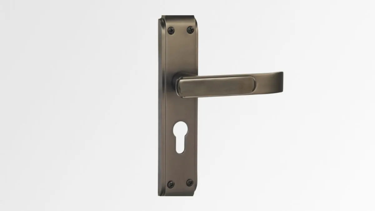 Godrej Gloria 240mm Door Handle Set 1CK Black Nickel