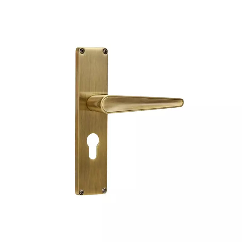 Godrej EVA 190mm Door Handle Set 1CK Antique Brass