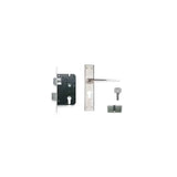 Godrej NEH 08 Door Handle Set 2C – Satin Steel
