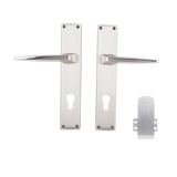 Godrej NEH08 240mm Door Handle Set 2C - Satin Steel