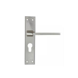 Godrej NEH15 240mm Door Handle Set 2C - Satin Steel