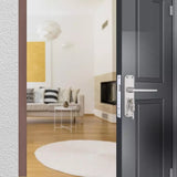 Godrej BM10 175mm Door Handle Set 1CK Satin Steel