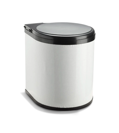 Godrej Black Stainless Steel Waste Bin 14L
