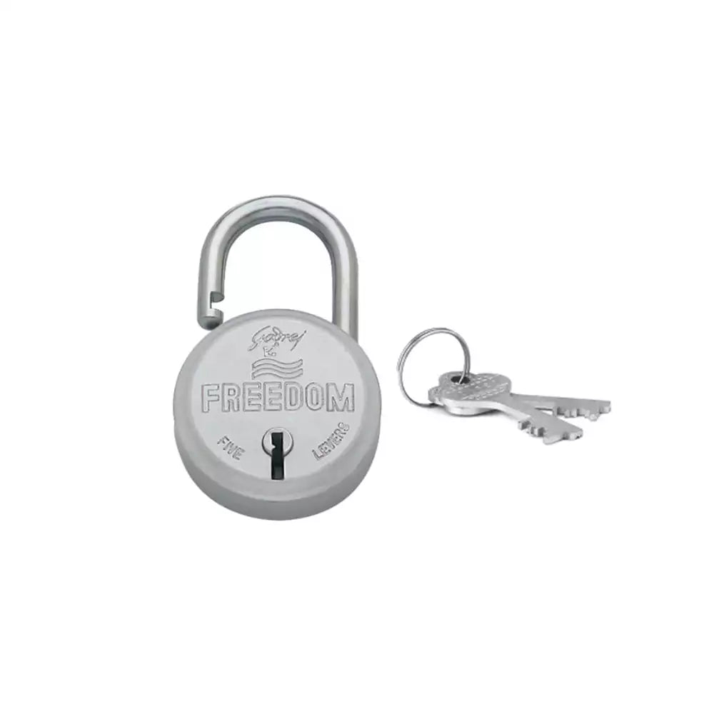 Godrej Freedom Padlock - Matte Steel