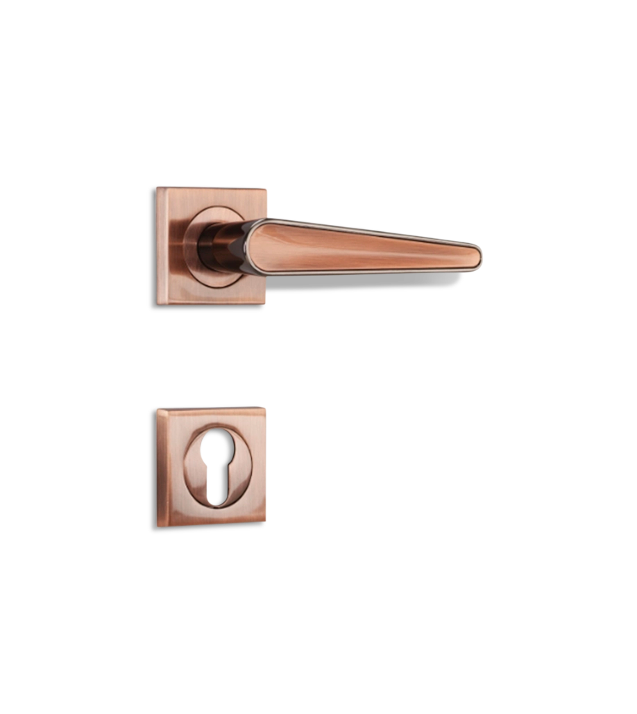 Godrej Gloria Baby Latch with Handle Set - Copper (3676)
