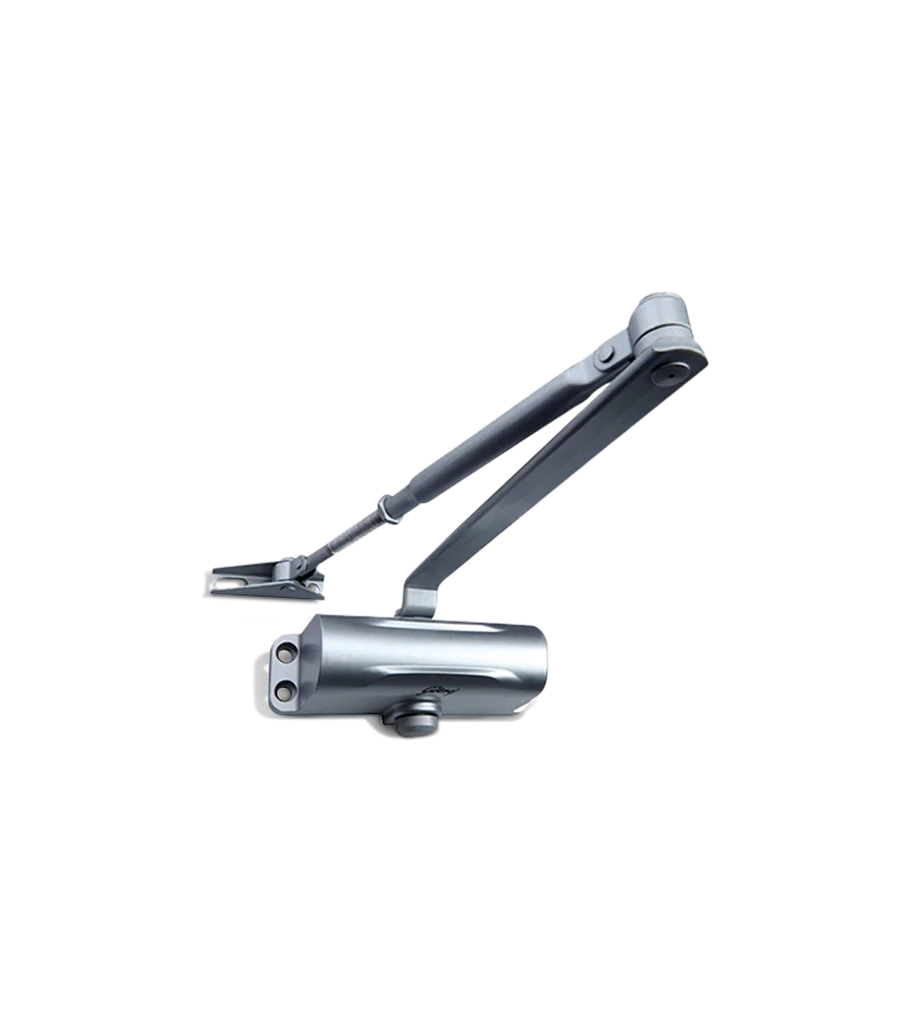Godrej Surface Mounted Door Closer Hercules - 60kg Capacity, Silver Finish