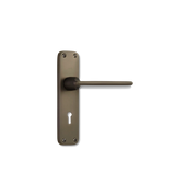 Godrej NEH 06 200 mm Door Handle Set 2C - Matte Black Nickel