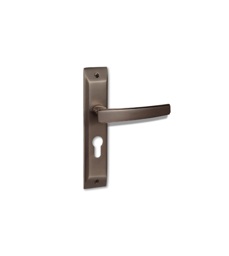 Godrej NEH 06 240 mm Door Handle Set 1CK - Matte Black Nickel