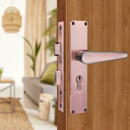 Godrej NEH 06 240 mm Door Handle Set 2C - Black Antique Copper