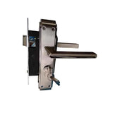 Godrej NEH07 200mm Door Handle Set 1CK Satin Steel