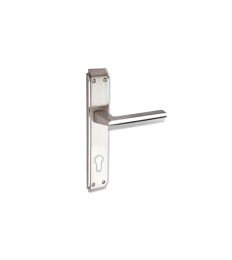 Godrej NEH07 240mm Door Handle Set 1CK - Satin Steel