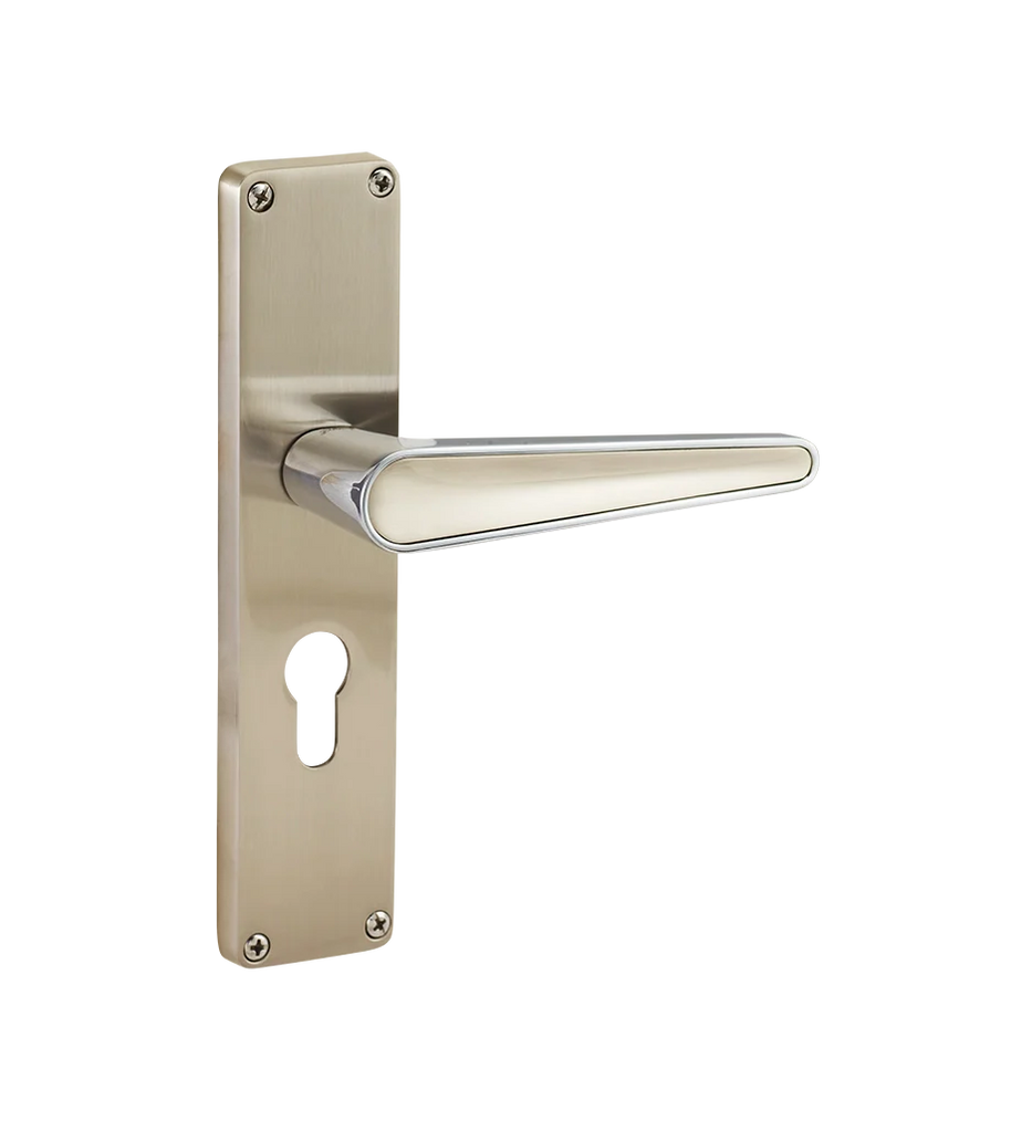 Godrej NEH 19 Door Handle Set 200mm Satin Steel