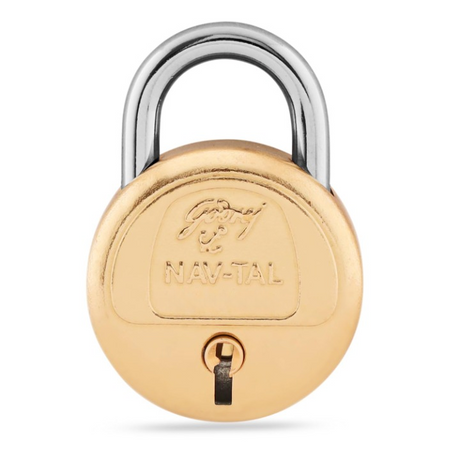 Godrej NavTal 7 Lever Padlock – Common Key(Pack of 2)