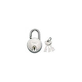 Godrej Round Padlock(3 Keys) - Satin Steel