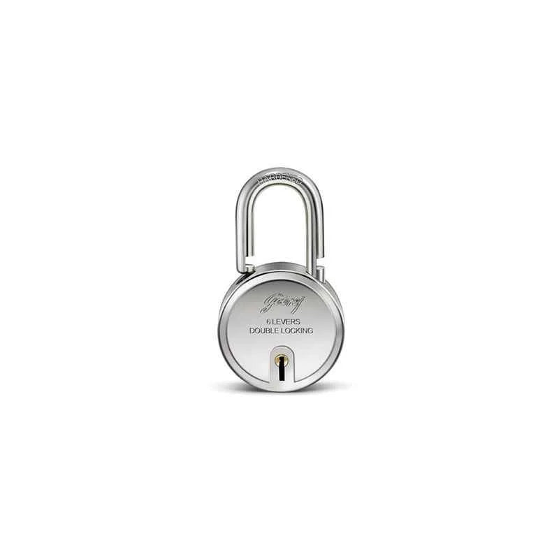 Godrej Round Padlock(3 Keys) - Satin Steel