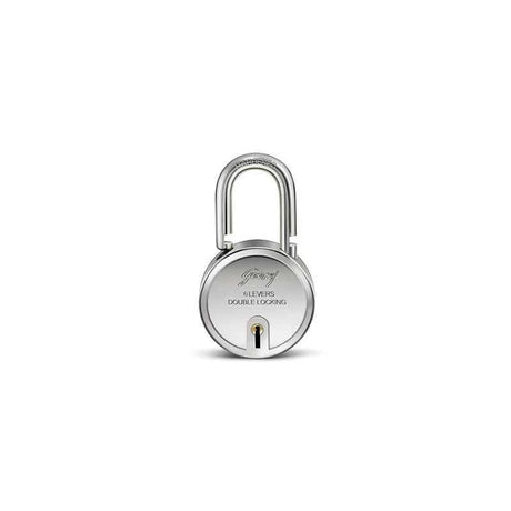Godrej Round Padlock(3 Keys) - Satin Steel