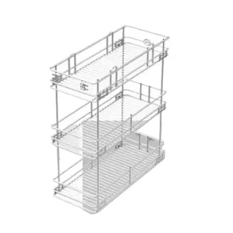Godrej SS 304 Three Shelf Pull Out
