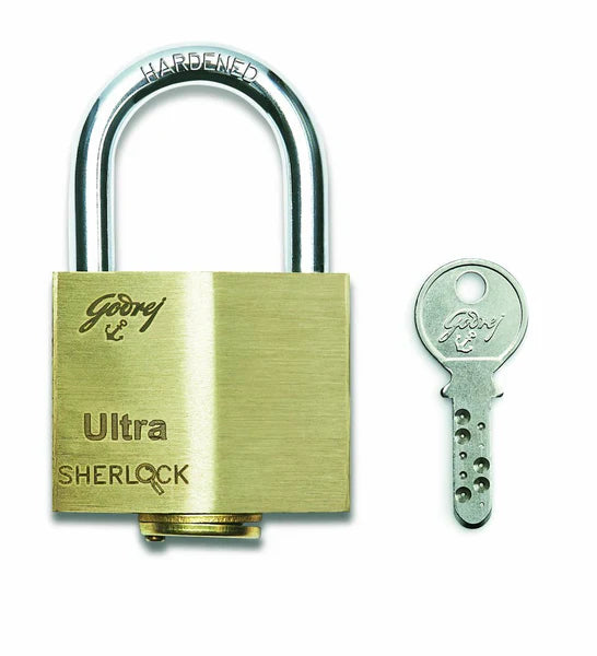 Godrej Sherlock Ultra 60mm Lock – 3 Keys Blister