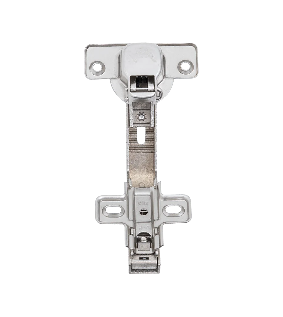 Godrej Cabinet Slip On Pi Corner Regular Hinge - Bi Fold, 2 Hole, Nickel Plated (35 x 11.5 mm)