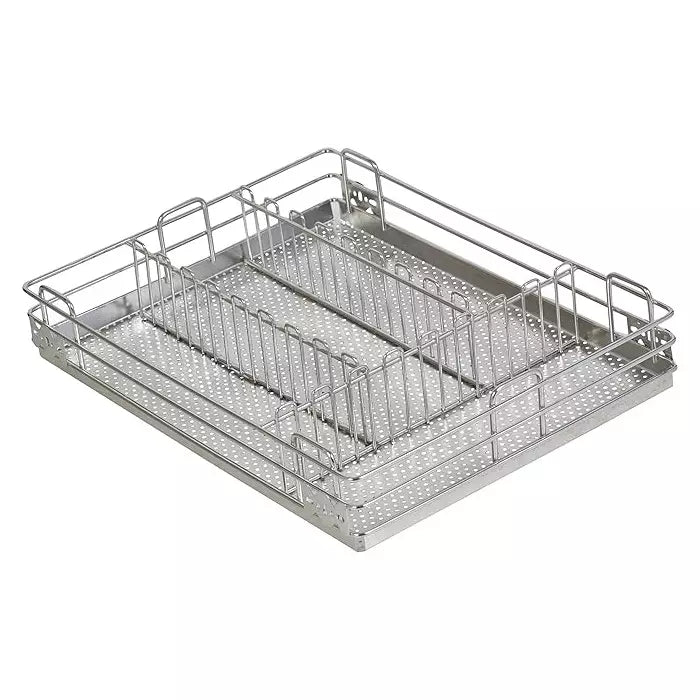 Godrej Stainless Steel Perforated Cutlery Basket 520x585x100 mm
