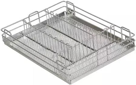 Godrej Stainless Steel Perforated Cutlery Basket 520x585x100 mm