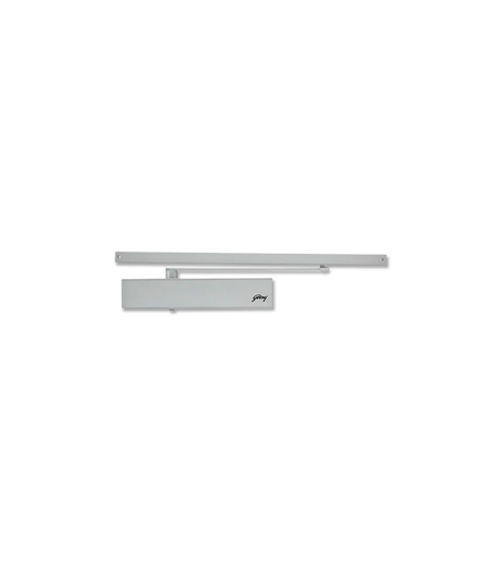 Godrej T610 Concealed Door Closer Surface(CE certified) - 60kg Capacity, Silver Finish