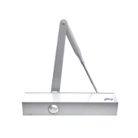 Godrej Surface Mounted T72V Door Closer(CE certified) - 40 to 80kg Capacity, Silver Finish