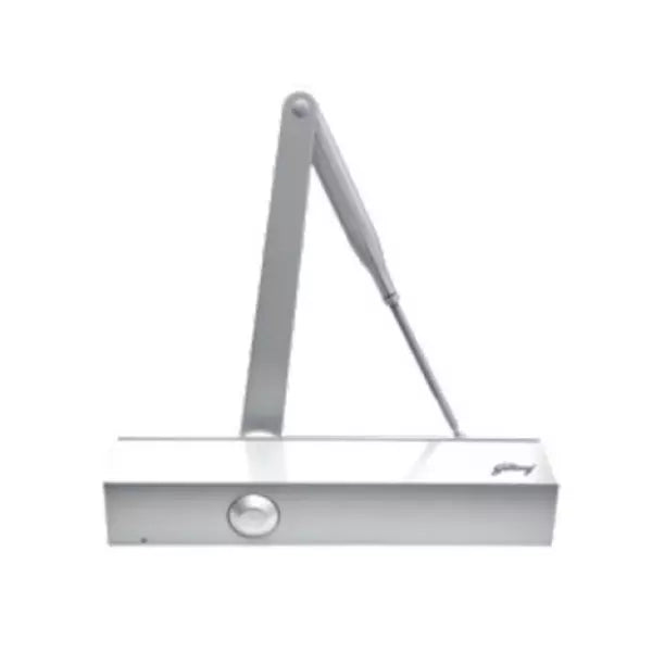 Godrej Surface Mounted T72V Door Closer(CE certified) - 40 to 80kg Capacity, Silver Finish