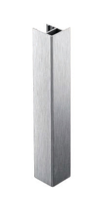 Hafele 90° One Side Connector for 100mm Aluminium Mirror Skirting