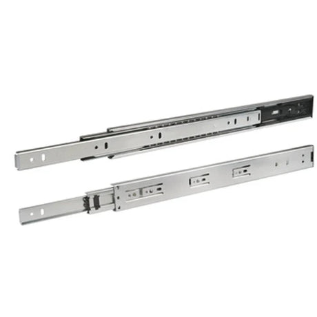 Hafele Ball Bearing Slides Side Mounted Full Extension Black 45Kg (Series 080)