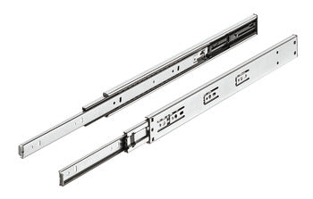 Hafele Ball Bearing Slides Side Mounted Full Extension Zinc Plated 35Kg