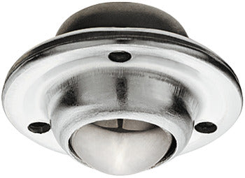 Hafele Ball Castor Recessed Mounted Steel Chrome Plated Ball