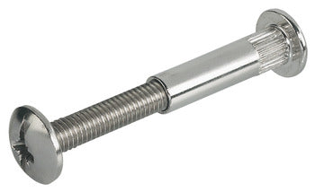Hafele Connecting Screw Steel Nickel-Plated Board Thickness 36-46mm