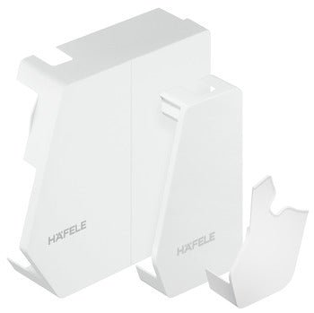 White Hafele wall-mounted product on a white background