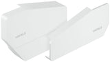 White Hafele corner cabinet trim piece on a white background
