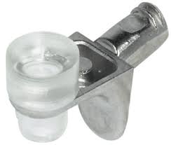Hafele Glass Shelf Support Drilling Hole 5mm Nickel Plated