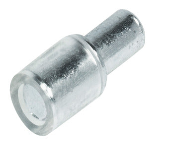 Hafele Glass Shelf Support Steel Galvanized Plastic Transparent 7/5mm