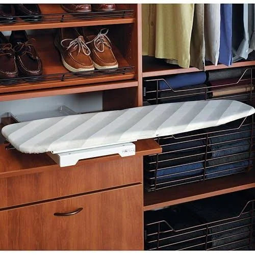 Hafele Ironfix Pull-Out Ironing Board For Built-In Installation Aluminium
