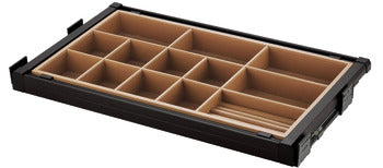 Hafele Leather Storage Box Black