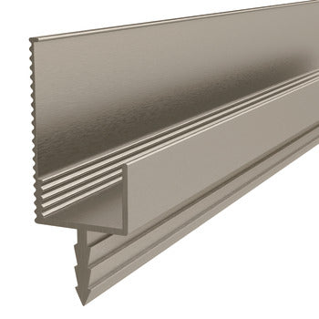 Hafele Match Door Profile Short 3000mm Brushed